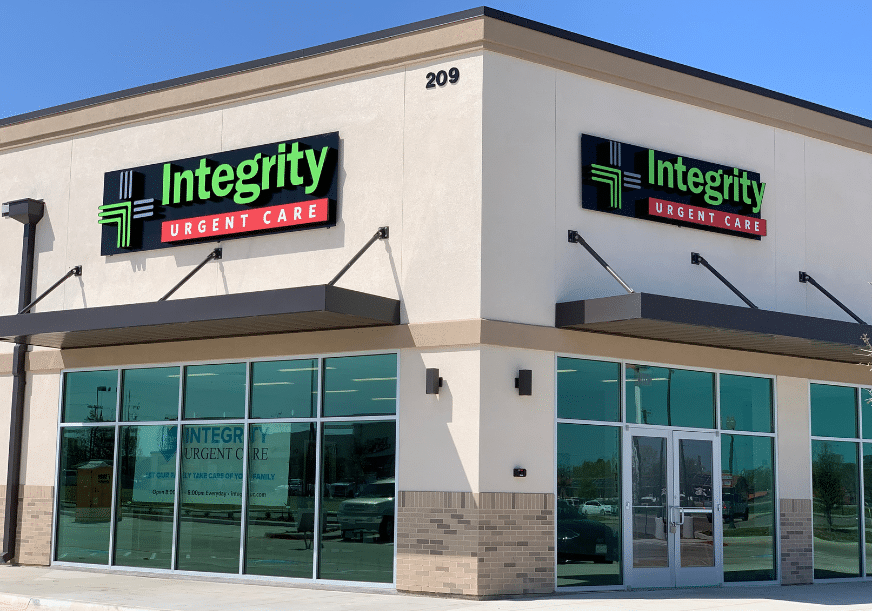 The front of integrity urgent care kaufman