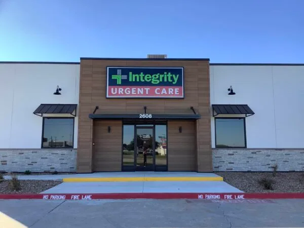 Street view of Integrity Urgent Care Brenham, TX location.