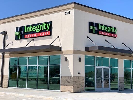 Street view of Integrity Urgent Care Kaufman, TX location.
