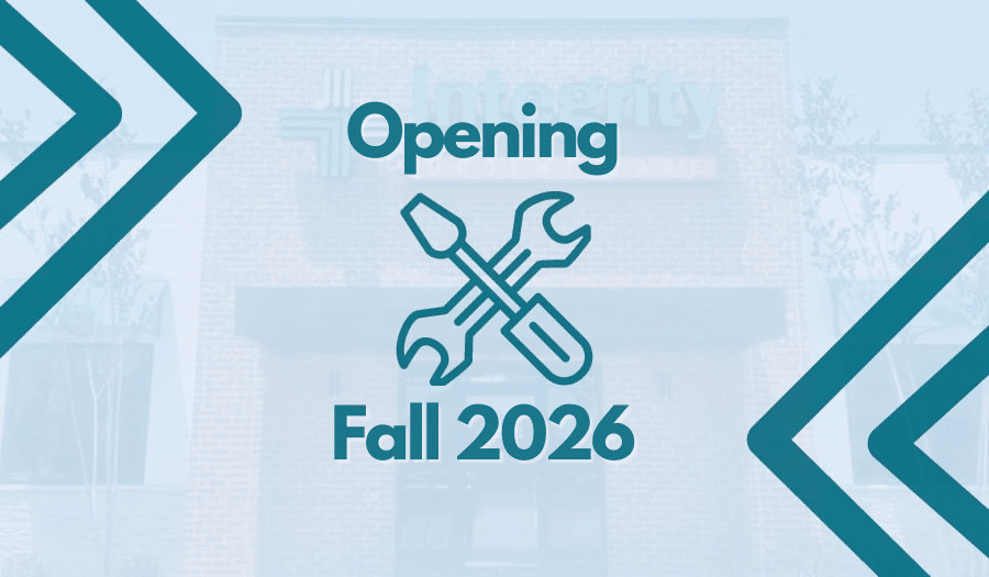 Integrity Urgent Care Coming soon in Fall of 2026.