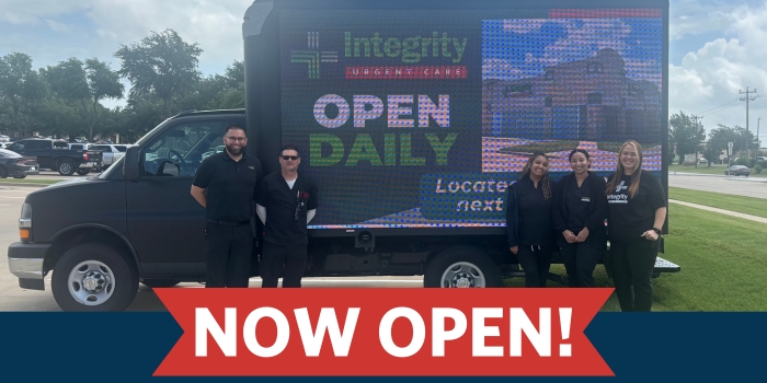 Integrity Urgent Care is open in Rowlett, Texas!