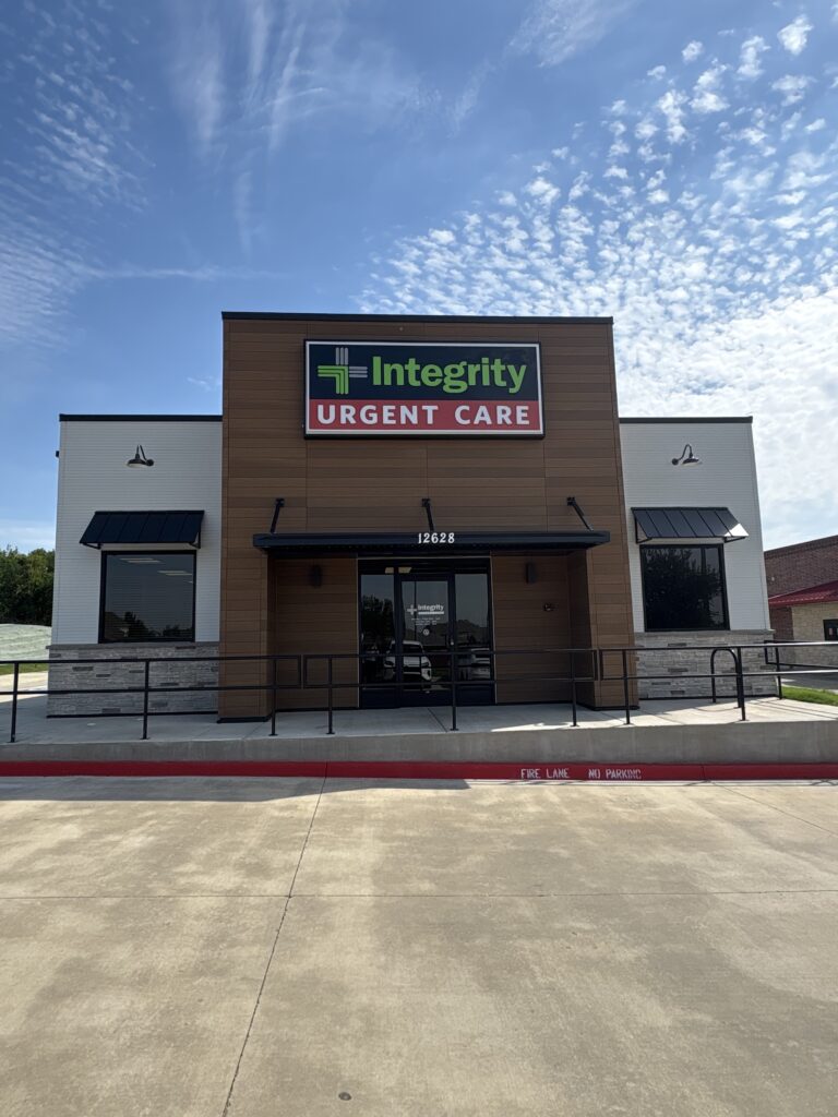 Front door view of the Integrity Urgent Care in Keller, TX