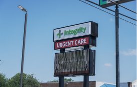 Integrity Urgent Care in Wichita Falls sign